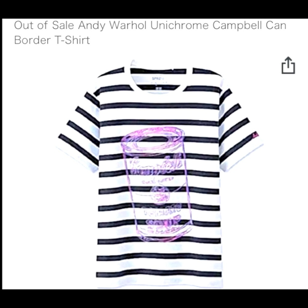 3/$24 Uniqlo SPRZ NY Andy Warhol- Size Small